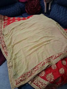 Red &amp; Gold Lehanga Choli