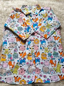 Pokemon Button-Up Shirt