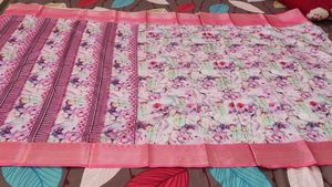 Flower Print Saree