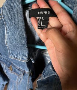 Forever 21 Denim, Embroidered Jacket