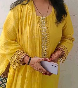 Yellow Kurta Set New Style