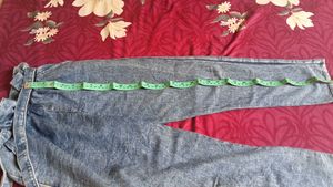 Vintage Acid Wash Denim Pants