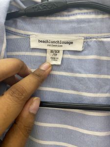 Striped Button-Down Shirt {S/M/L} Available