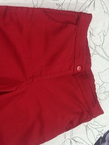 Red stylish Pants