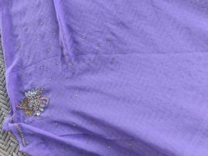 Purple &amp; Gold Saree