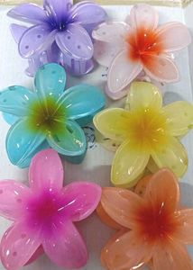 6 Pieces Of Pinteresty Hibiscus Flower Clips