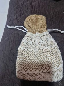 Lace Drawstring Pouch