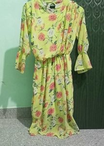Yellow Midi Dress