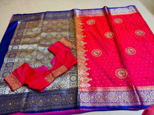 bridal shalu Saree