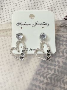 Heart Drop Earrings