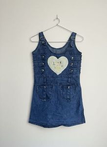 Cute Denim Jumper Dress