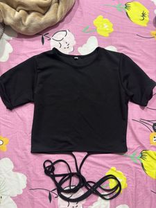 Black Crop Top