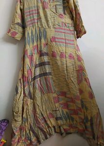 Onion Pink Asymmetric Kurta