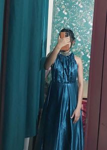 Elegant Blue Gown Dress