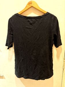 Beautiful Black Crew Neck Tee