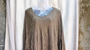 1581. Boho Fringe Poncho Top