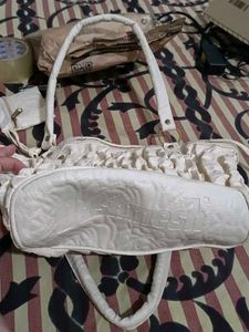 Cream Tote Handbag