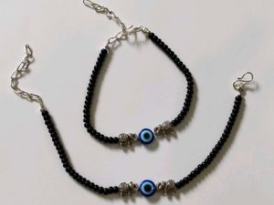 Evil Eye Beaded Anklets