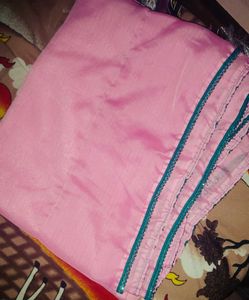 Pink Chiffon Saree