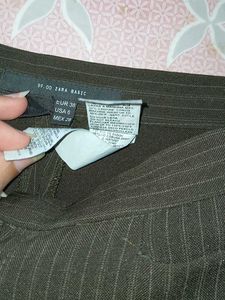 ZARA BASIC LIMITED EDITION Brown Career Pants