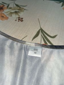 Abstract Print Tie-Front Top