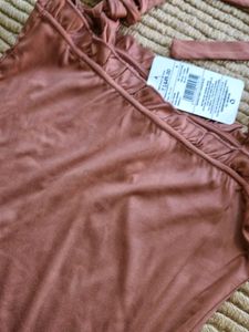 Cute Tie Strap Ruffle Mini Dress