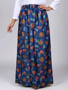 Floral Print Maxi Skirt