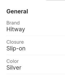 Silver Strappy Sandals Size - 9 To 10