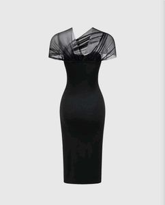 Chic Black Corset Dress