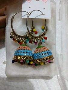 Colorful Jhumka Earrings