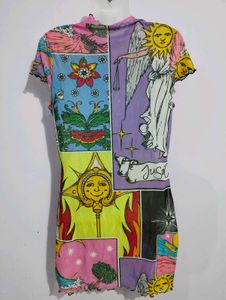 SHEIN GRAPHIC  PRINTED DRESS