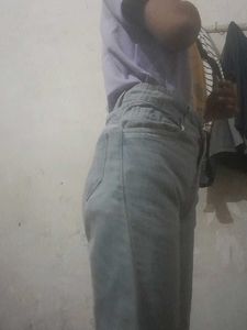 Vintage Light Blue Flare Jeans
