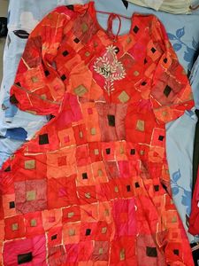 Patchwork Design Kurta