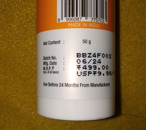 The Derma Co. Sunscreen SPF 50 PA++++