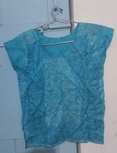 Teal Color Top