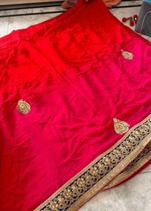 Elegant Red Saree