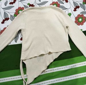 Butterfly Print Long Sleeve Top