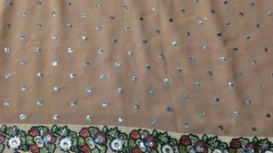 Embroidered Saree with stitch Blouse