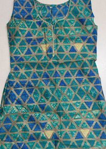 Blue Short Kurti