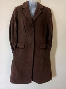 Prendang Brown Overcoat For Women