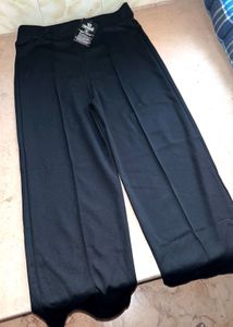 Black Wide Leg Trousers