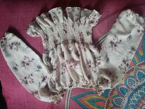 Off White Top  For Women