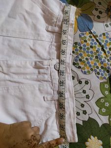 White Cargo Pants