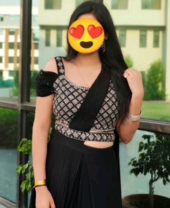 Indo - Western Heavy Saree