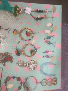 Combo Of Earrings &amp; Many More Jewelry Items