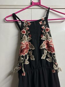 Floral Embroidered Maxi Dress