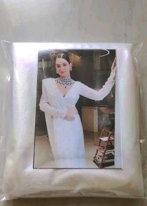 Stunning White Saree