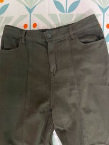 Olive Green Jeans