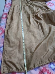 Beautifu Neck Designer Golden Kurta