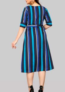 Striped Casual Dress